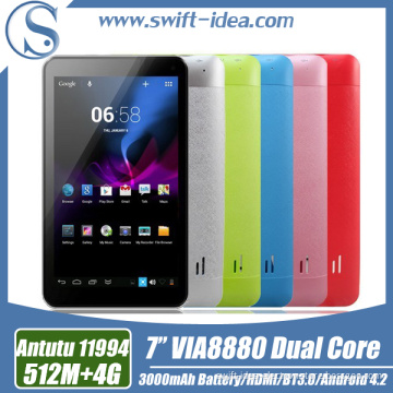 7" Via8880 Android 4.2 Dual Core Dual Cameras Tablet PC HDMI PVC724A